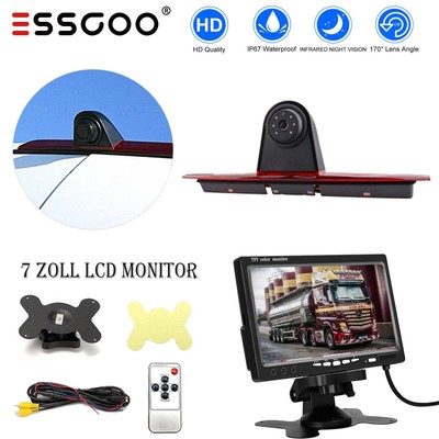 Für Mercedes Sprinter W906 VW Crafter Rückfahrkamera Bremsleuchte 7'' TFT Monitor