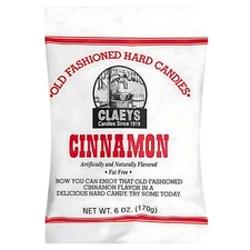 Claeys Old Fashioned Cinnamon Hard Candy 6oz Bag Retro Spicy Sweet USA