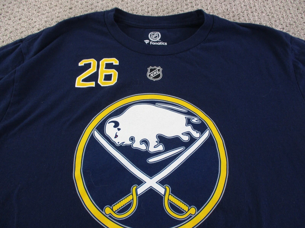 Buffalo Sabres Shirt Adult Extra Large Blue Fanatics NHL Dahlin 26 Hockey Mens