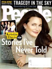 PEOPLE MAGAZINE-KRISTIN DAVIS-SEX IN THE CITY-DC PLANE CRASH-COLT FORD FEB 2025