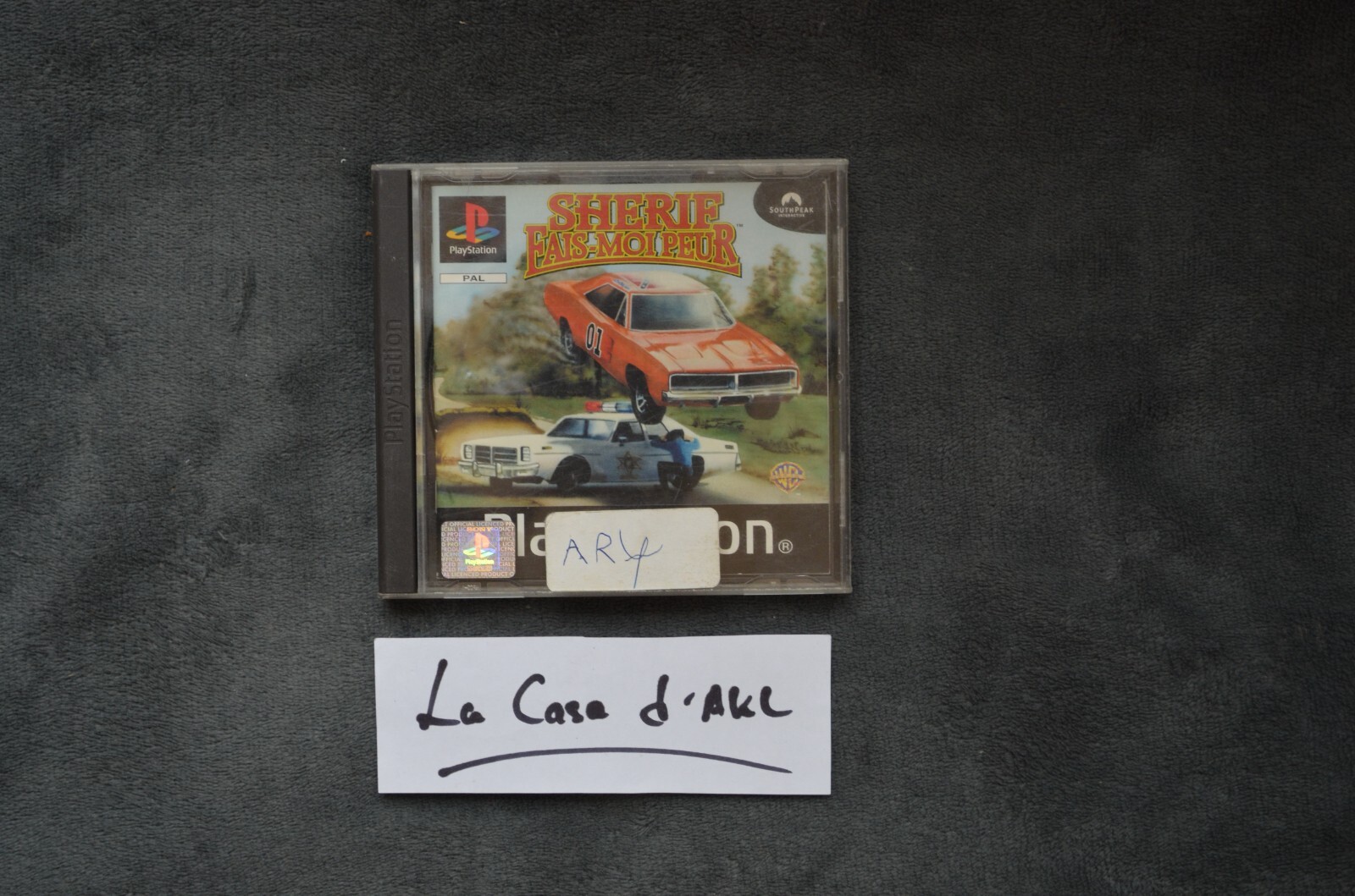 Sherif Fais moi Peur sans jaquette avant sur Playstation 1 - PS1 FR cd TBE