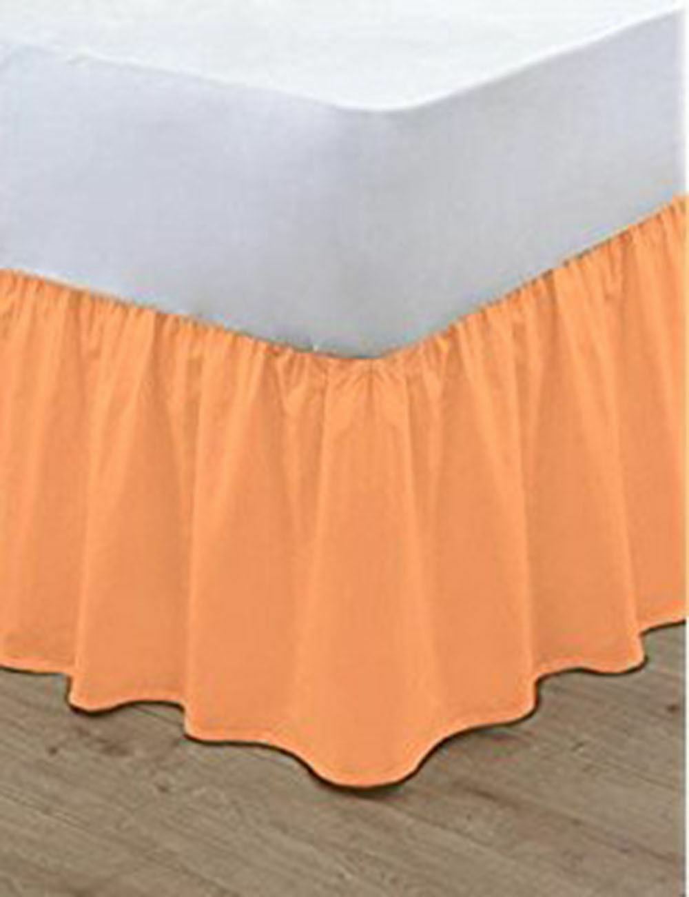 BASE VALANCE Sheet Dyed Easy Care DEEP 15" Frilled Small Double King