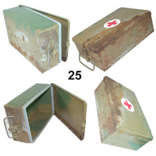 Sanikasten Verbandskasten Metall Blech - IFA ARMEE NVA DDR - Zum Aufarbeiten #25