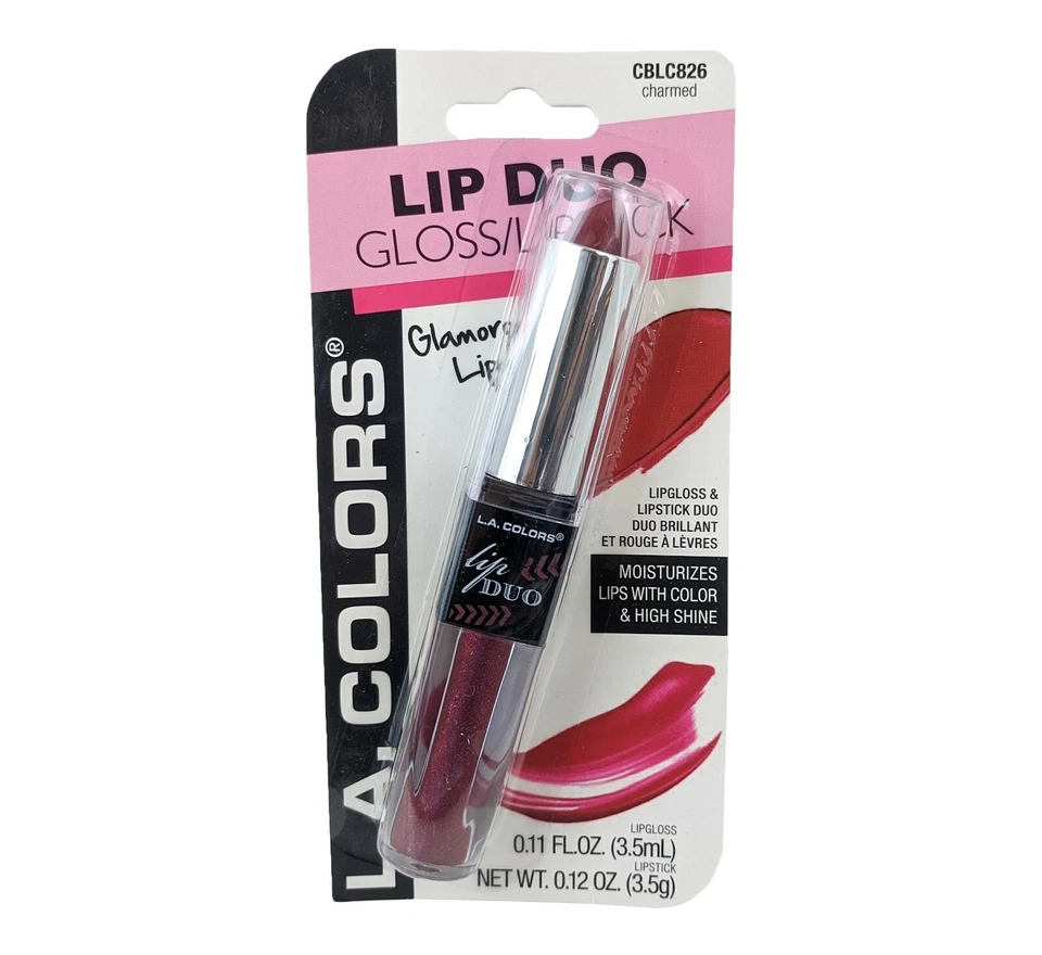 L.A. Brilho labial e batom Colors Lip Duo, hidrata e brilho, 5,5 g, VOCÊ ESCOLHE - Imagem 3 de 3
