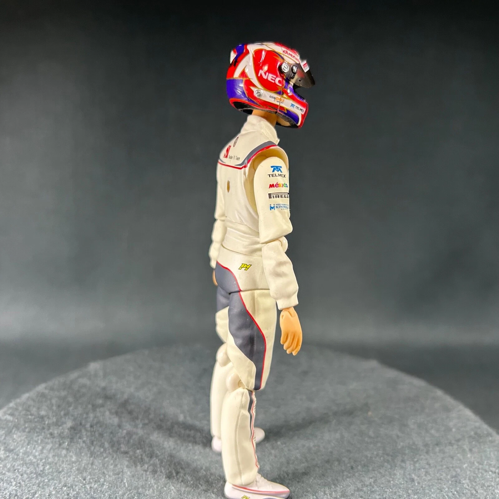  boneco de ação figma kamui kobayashi piloto de carro de corrida 
