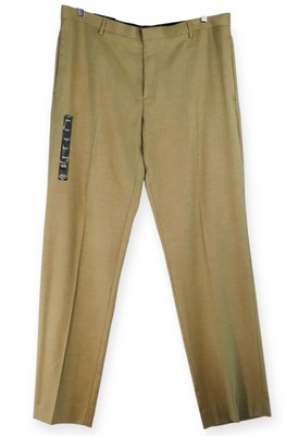 Banana Republic NEW Pants Mens Tailored Camel Trousers Size 36x34 Style # 595452