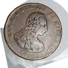 naples carlo di borbone publishes letizia1756. 3 tournesi very rare.500 shipped