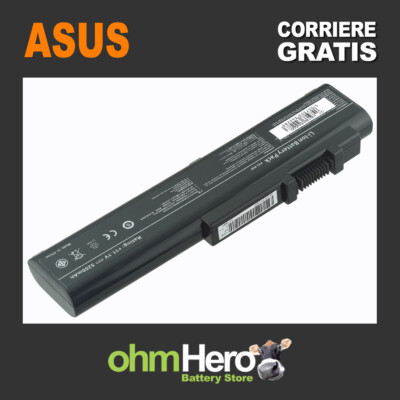 Batteria POTENZIATA 10.8-11.1V 5200mAh SOSTITUISCE Asus A32N50, A32-N50