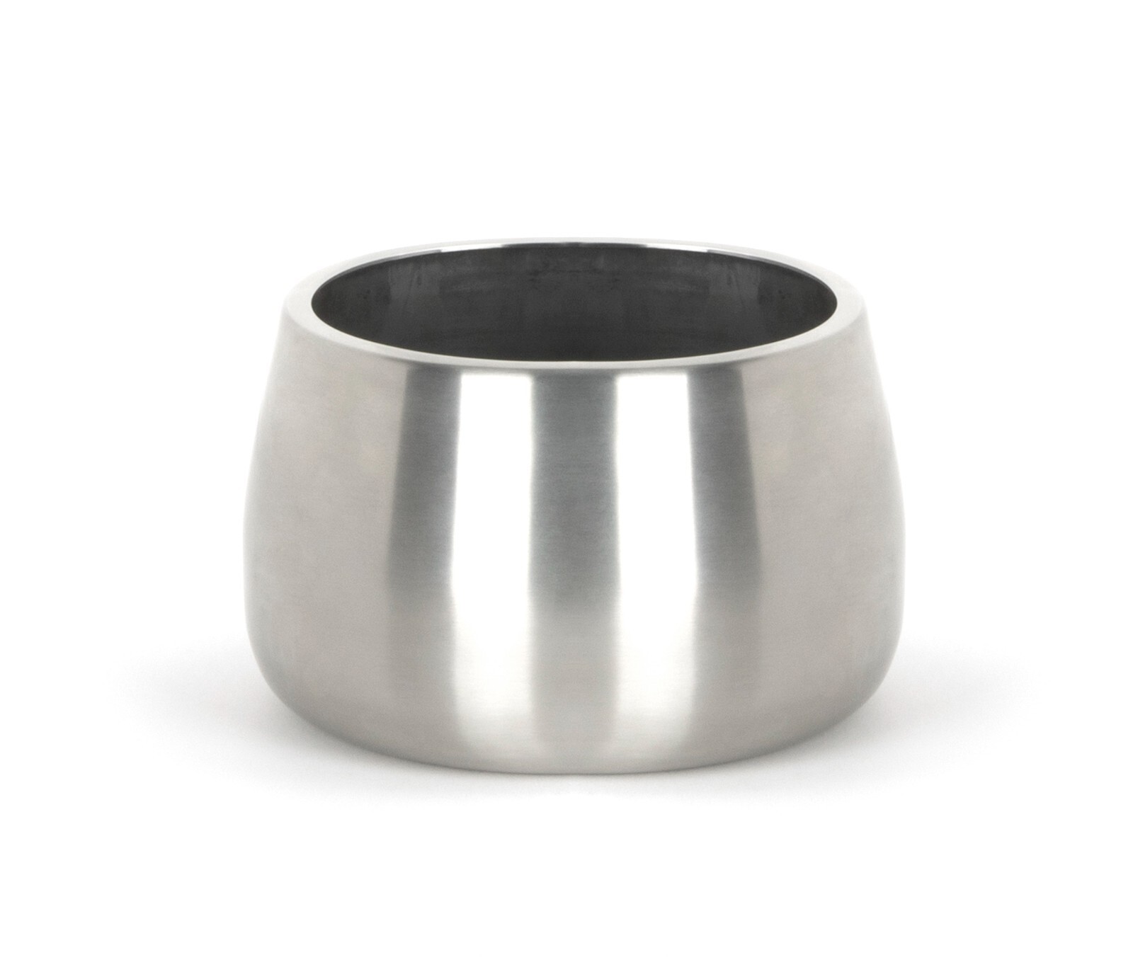 From The Anvil 50758 Satin Marine SS (316) 12.5cm Hepworth Plant Pot