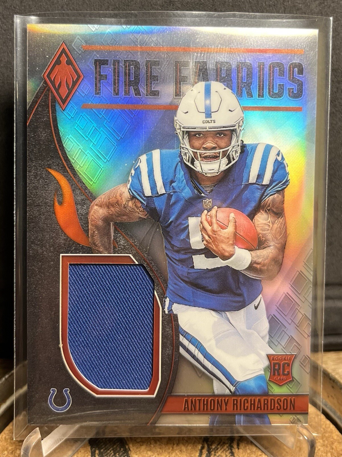 Anthony Richardson 2023 Panini Phoenix Fire Fabrics Rc /150 FIRE14