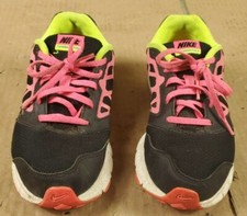 Nike Downshifter 6 Youth Shoes Black Gray Pink Low-Top Girls Size 4Y