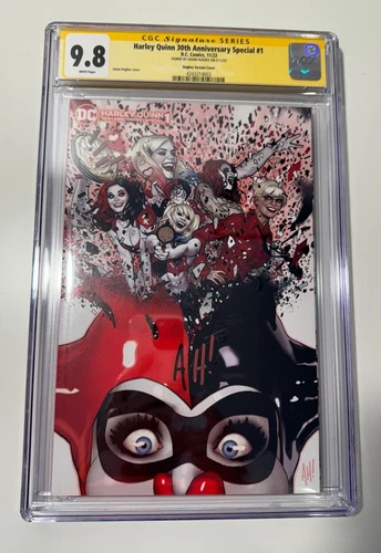 Harley Quinn 30th Anniversary Special #1 CGC 9.8 SS SIGNED Adam Hughes DC Comics