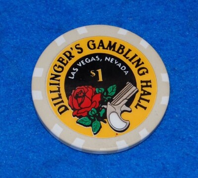 Dillinger's Gambling Hall Las Vegas Nevada $1 Casino Chip