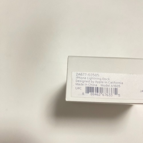 Brand New Genuine Original Apple iPhone Lightning Dock A1605 White - Picture 3 of 13