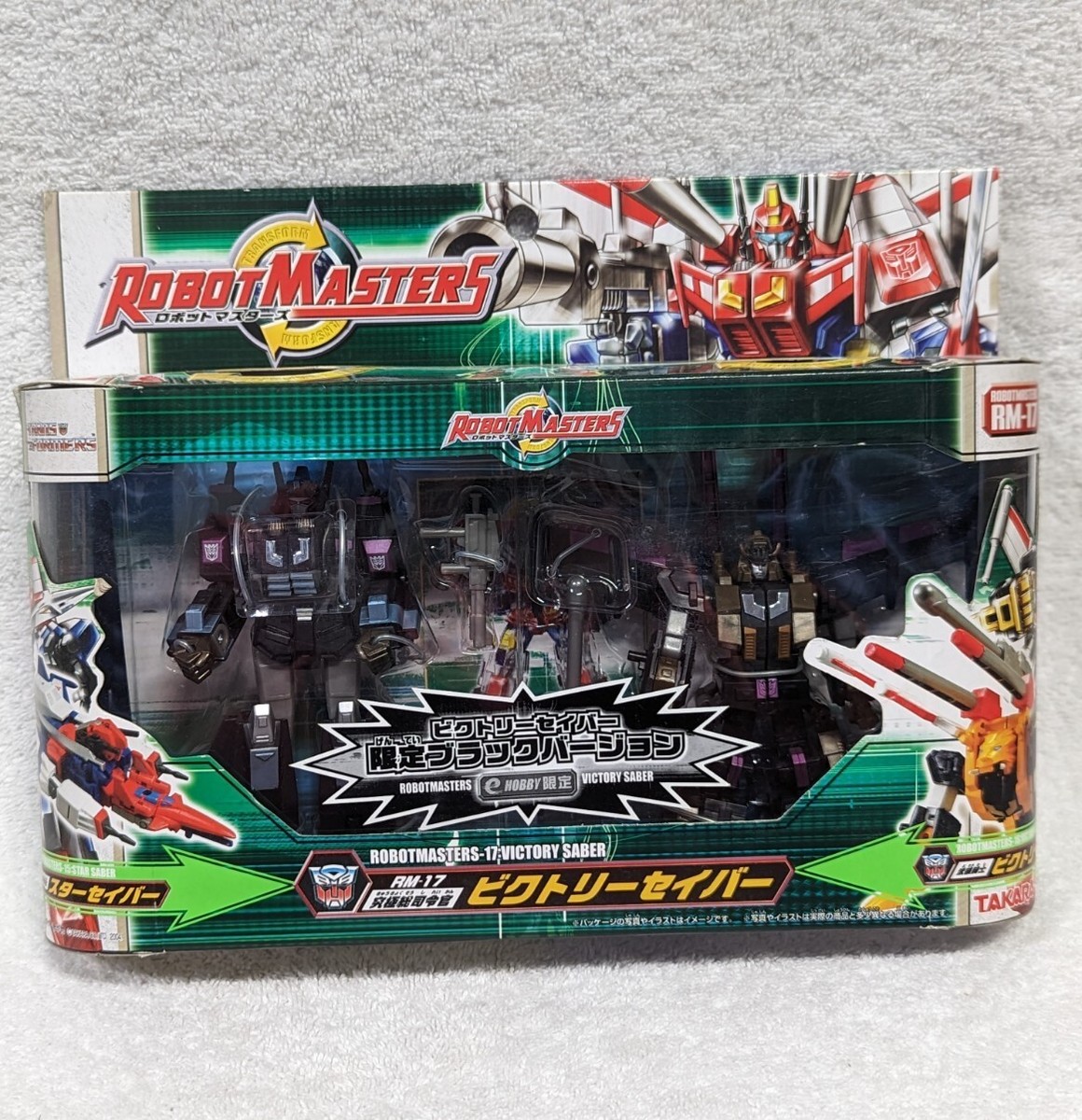 Transformers eHobby Black Dark Victory Leo Combo Star Saber RM-17