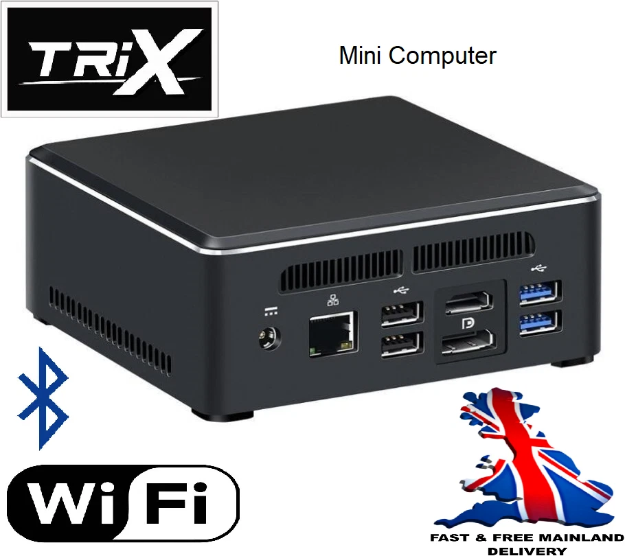 TriX MN computer mini desktop PC AMD RYZEN 5 3550H 32gb DDR4 128gb
