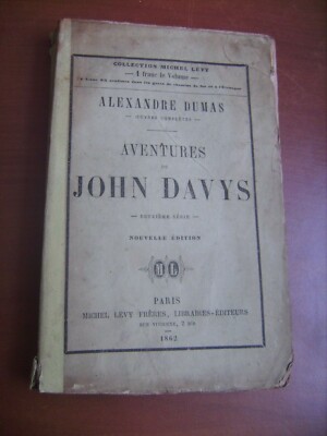 ''Abenteuer von John Davys'' von Alexandre Dumas - Zweite Serie - M. Lévy - 1861
