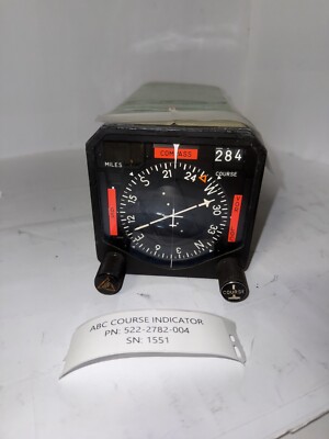 EXECUTIVE INSTRUMENTS COURSE INDICATOR P/N 522-2782-004 S/N 1551