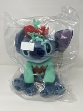 NEW Disney Store Stitch Holiday Plush - Lilo  Stitch - Medium 14" SEALED