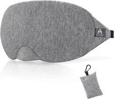Mavogel Cotton Sleep Eye Mask - Updated Design Light Blocking Sleep Mask, Soft