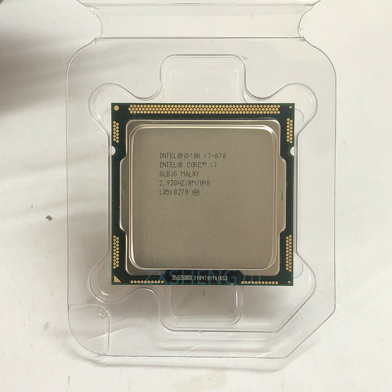 CPU Intel Core i7-870CPU Intel Core i7-870 CPU Quad-Core 2.93 GHz 8M SLBJG LGA 1156