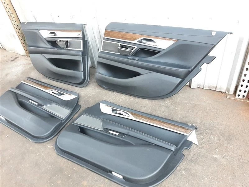 Juego de 4 paneles puerta izquierda derecha trasera bmw g11 740i 750i negro Foto 3 de 4