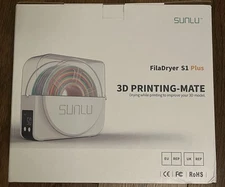 Sunlu 3D Printer Filament Dryer Box Upgraded S1 Plus w/Fan. And Bowden Connector
