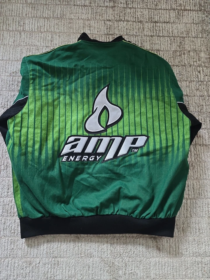 Jr Nation Nascar Dale Earnhardt Jr #88 Amp Energy MTN Dew Jacket JH 2XL - Image 2 of 3
