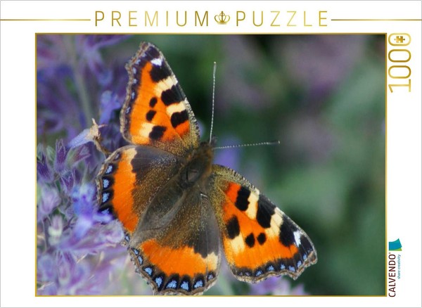 Calvendo Puzzle Small Tortoiseshell (Aglais Urticae) | 1000 Pieces, Finished Siz-image