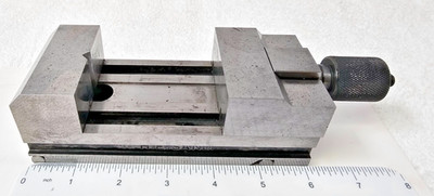 Vintage 1956 H.E. SAND Precision Sine Vise Machinist CNC Setup Tool - Pro Owned