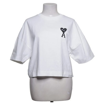 Puma x AMI, T-shirt, Größe: M, Weiß, Baumwolle/Polyester, Print, Damen #jJF