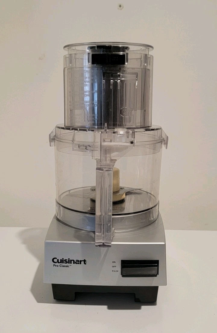 Cuisinart Pro Classic 7-Cup Food Processor DLC-10S TX Silver Tested & Working
Opens in a new window
