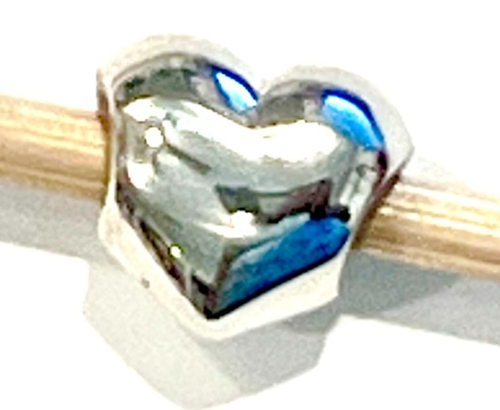 PANDORA 790137 Original Heart Sterling Silver Bead Stamped ALE 925 + BAG RETIRED - Picture 4 of 5