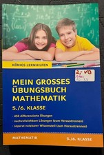 Mein grosses Übungsbuch Mathematik, 5./6. Klasse, Mit Lösungen, Neu