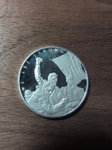 1 oz Donald Trump We Are Strong Stand up for Freedom .999 Silver Bullion Round