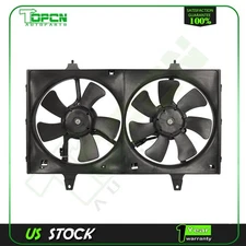 Radiator Condenser Cooling Fan Assembly For 1995 1996 1997-1999 Nissan Maxima
