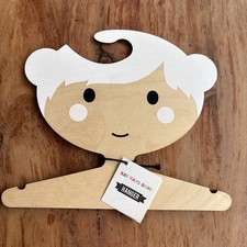 2 Children’s Hangers, NWT, Natural Red Hand Gang Made In Oxford UK