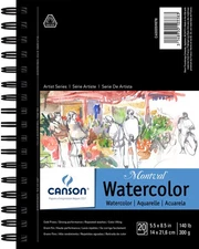 Canson Watercolor Pad 5.5"X8.5" 20 Sheets