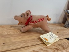 Steiff's LIMITED EDITION Jolly Happy 2000 mohair pig