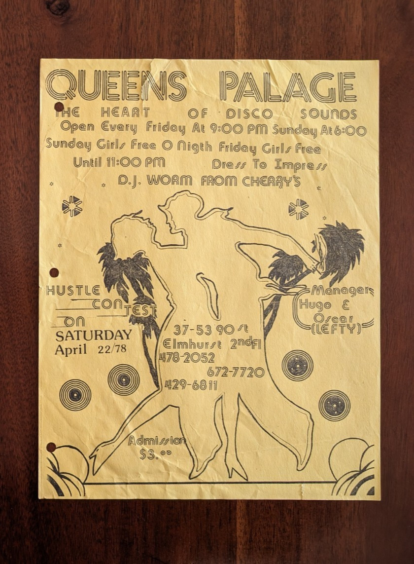 photo of 1978 Nyc Latin Soul Disco Flyer