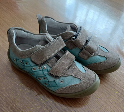 Elefanten * Halbschuhe * Mädchen * Größe 25 * beige/mint