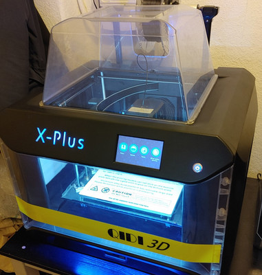 QiDi X-Plus 3D-Drucker mit Zubehör und OVP, voll funktionsfähig