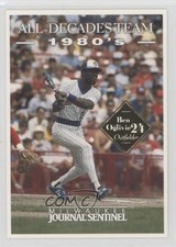 2000 Milwaukee Journal Sentinel Brewers All-Decades Team 1980's Ben Oglivie 05ks