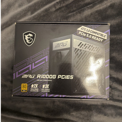 MSI MPG A1000G PCIE5 1000W ATX 3.0 PC-Netzteil PCIe 5.0 80+ Gold