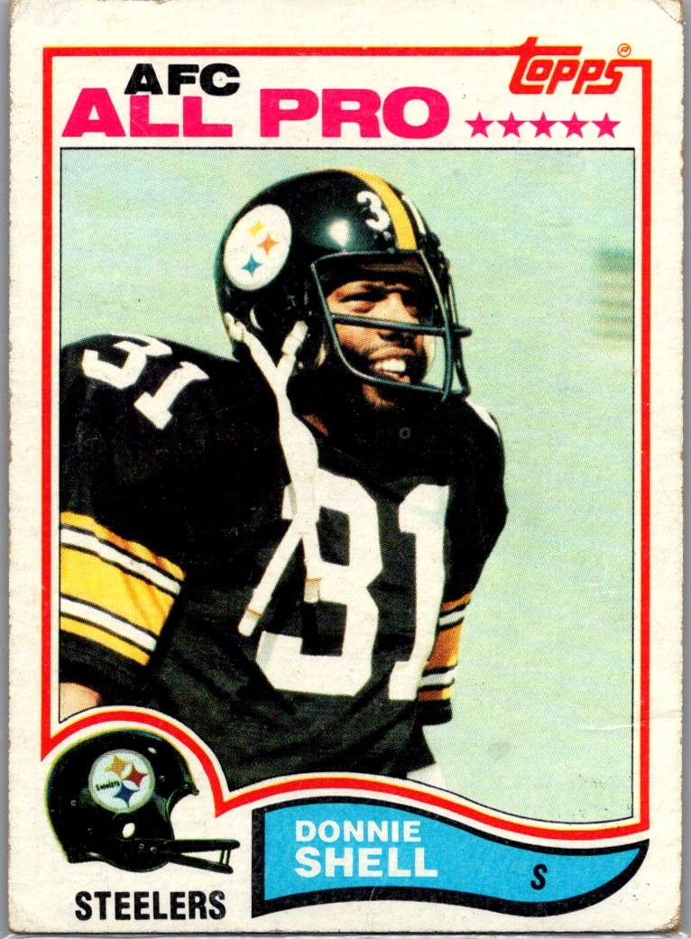 1982 Topps #217 Donnie Shell Pittsburgh Steelers