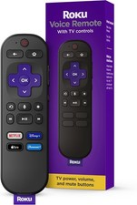 Roku Voice Replacement Remote w/TV Controls RCA1RW Power, Volume, Mute Buttons