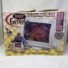 George Foreman Baby George Rotisserie Oven Grill GR59A Roasting Machine