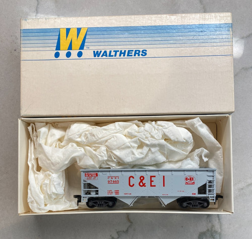 WALTHERS 932-2972 C&EI 36' Offener Schüttgutwagen HOPPER # 97465 Grau HO | Zustand: Neu