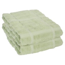 All-Clad Solid Kitchen Towels: Highly Absorbent, Super - 2 Pack, Fennel 