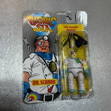 1986 LJN Toys Bionic Six DR SCARAB DIE CAST Action Figure - New In Package!
